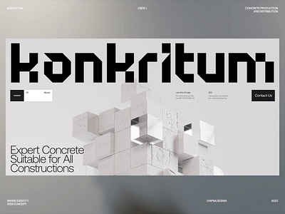 Konkritum animation design interface ui ux web