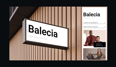 Balecia - Luxury Collections clothes design dress ecommerce luxury mobile shop shopping