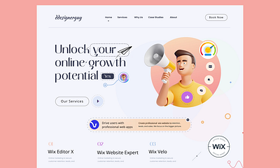 Ddesignerguy, Wix Expert website branding design portfolio ui web design website wix wix editor
