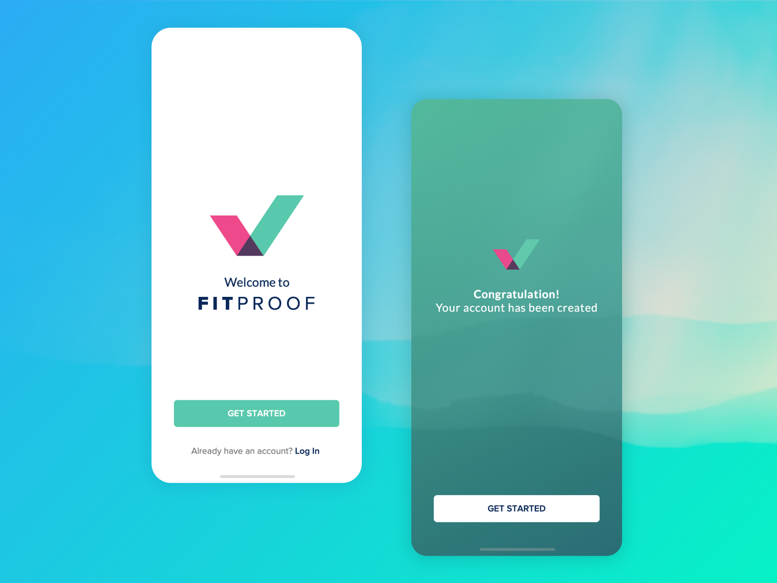 FITproof - Fitness activity app dashboard design employee experience fitness health mental reward sport ui ui design user experience ux