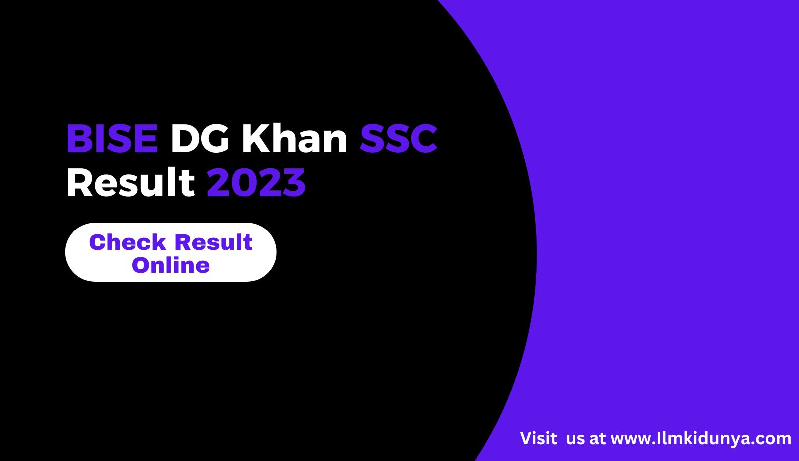 BISE DG Khan Board Matric Result 2023 by SEO working on Dribbble