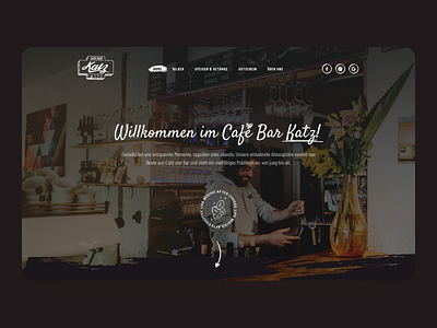 Project for a cafe website cafe food graphic design hero section restaurant ui ux web web design