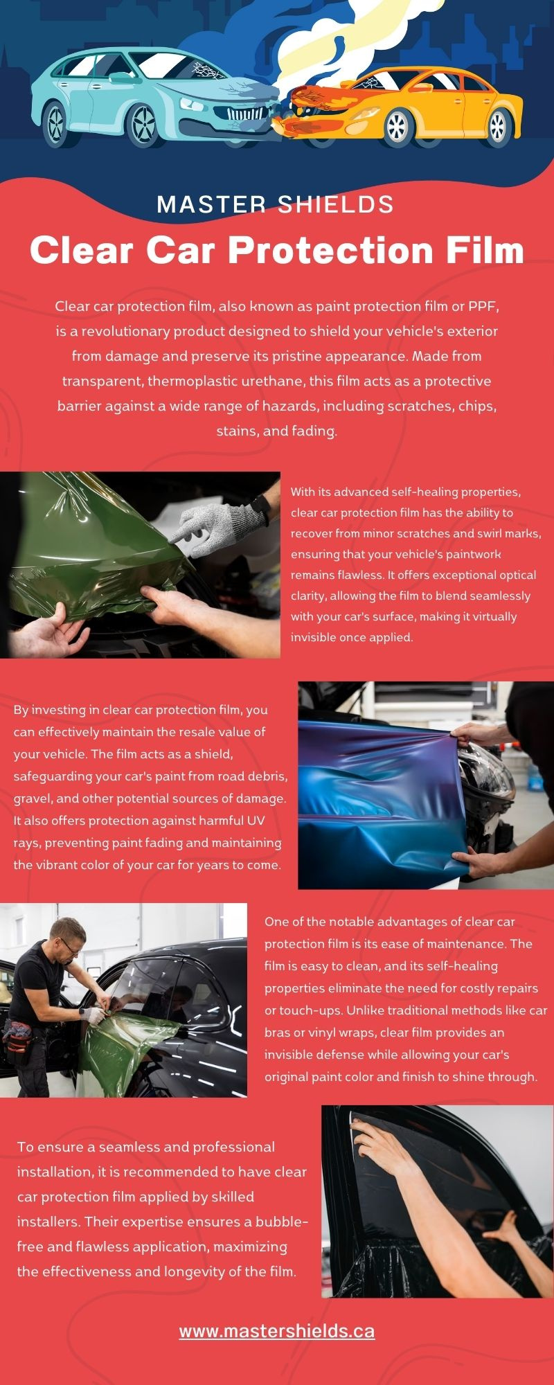 Car Paint Protection Film by Master Shields on Dribbble