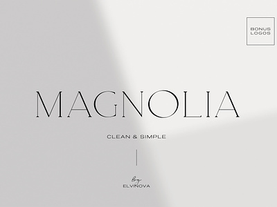 Magnolia. Modern Serif Font