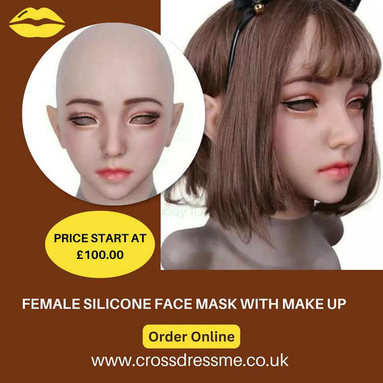 Female Silicone Face Head Mask in United Kingdom by Crossdressme on ...