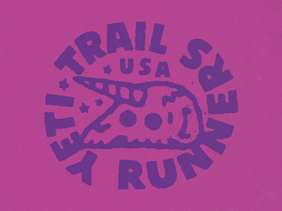 Yeti Trail Runners, USA art branding cartoon design doodle grange illustration graphic design illustration japanese kawaii lettering logo print design runners scull t shirt design tshirt typography unicorn yeti