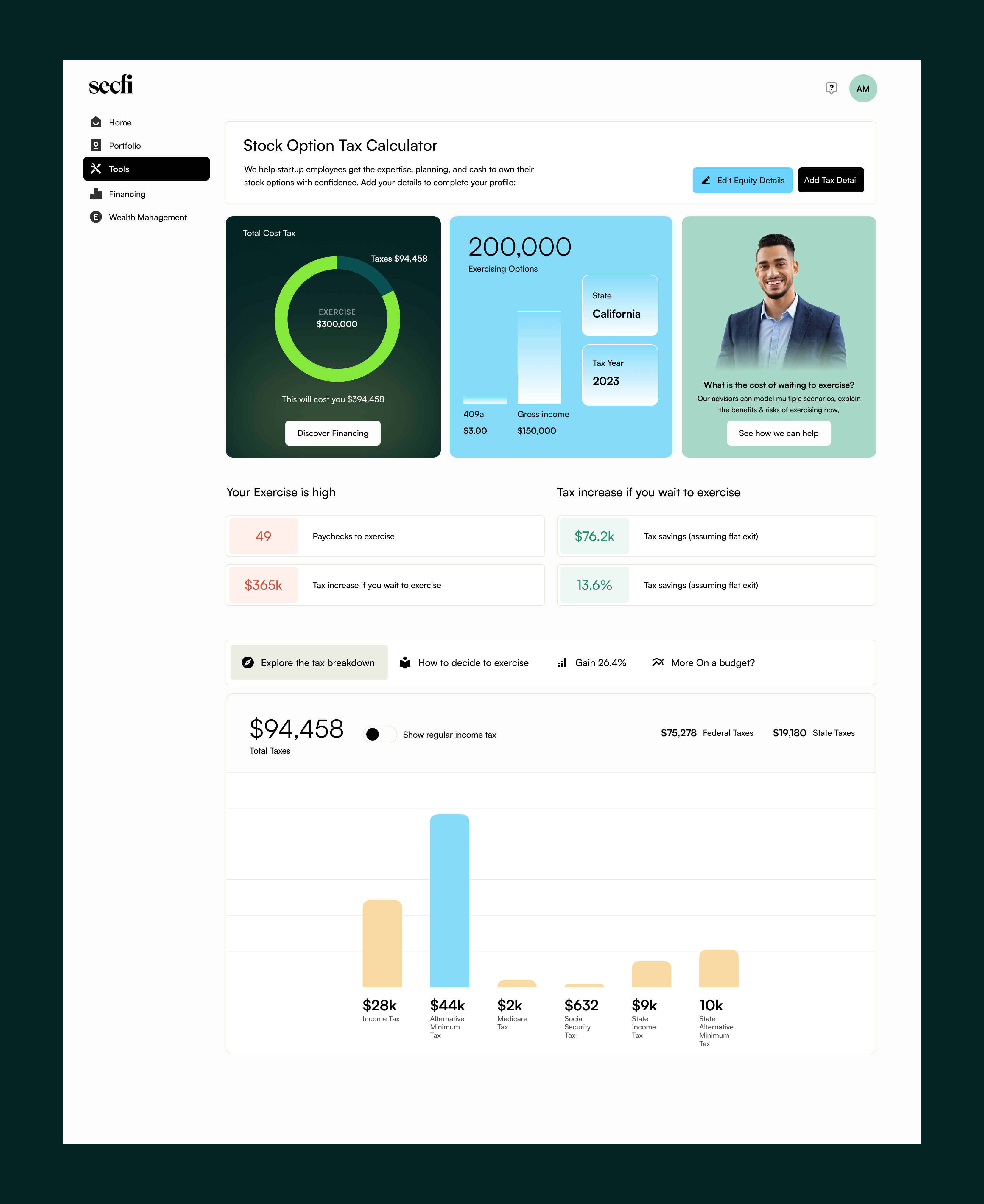 Dashboard Finance Exploration app chart dashboard finance graphic design modern tax ui ux web app