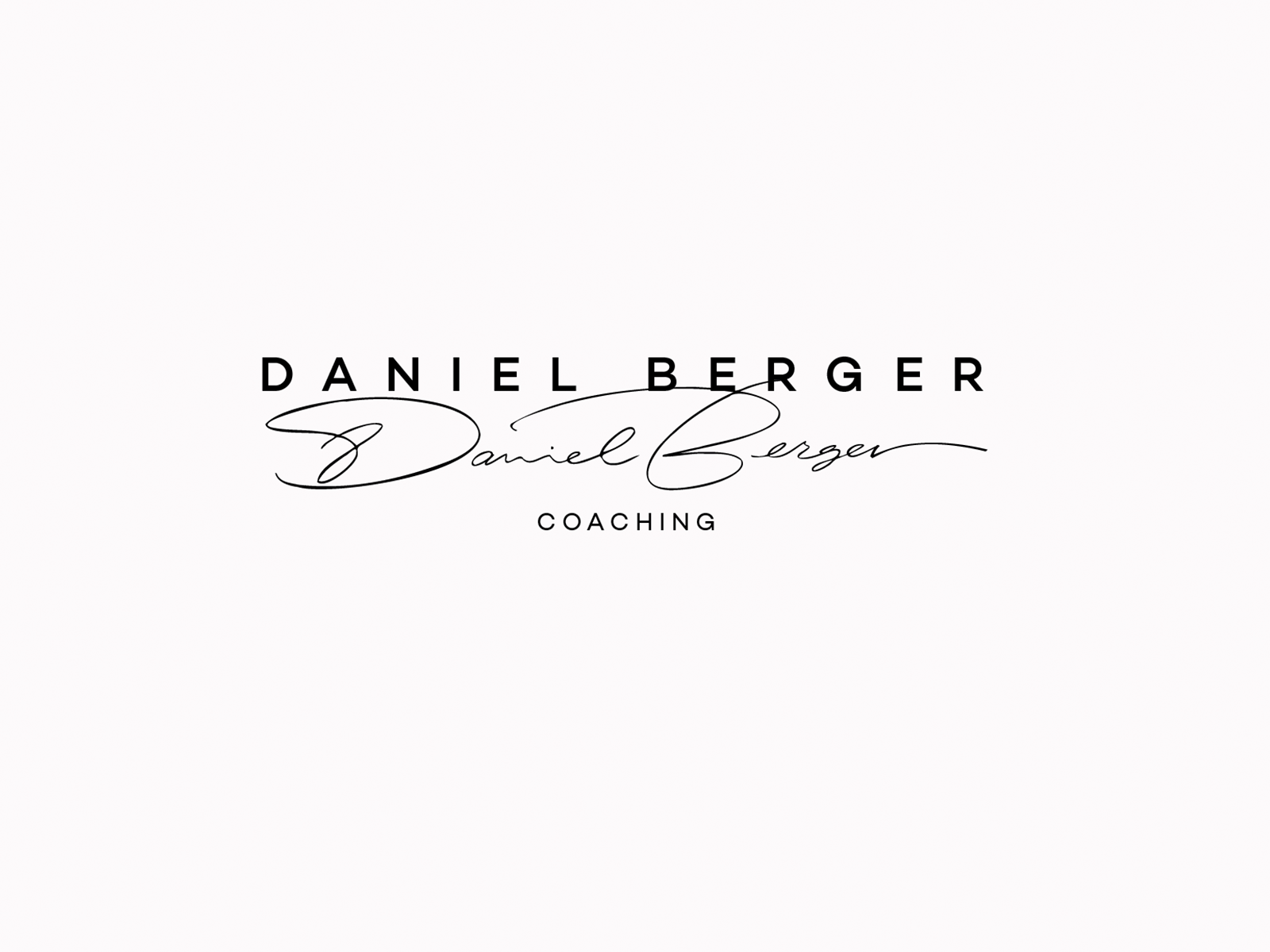 Daniel Berger branding calligraphy custom design estate flow graphic design handwritten highend identity lettering logo premium real realestate script signature solid sophisticated type