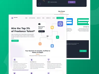 TalentESO OLD website ui ux website freelance site