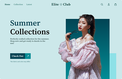 Elite Club | Demo E Commerce website dress shop ecommerce elite premium ui