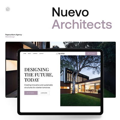 Nuevo Architects | Webflow Template design development figma ui ux webflow design webflow template