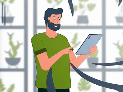 Floracontent | Explainer Video | 2D Animation 2d 2d animation animated video animation branding character animation digital art explainer video graphic design illustration motion design motion graphics video production