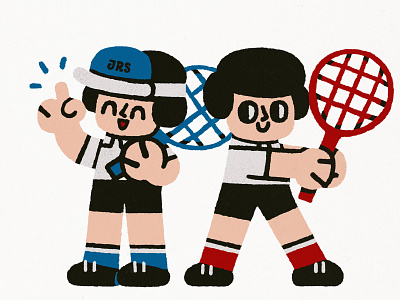 The Character for JRS, New York boy boys cartoon character character design characters cute design doodle fun graphic design illustration japanese jrs kawaii man men sport character sportsman tennis