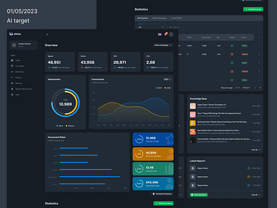 Target AI platform design digitalagency illustration research ui ux