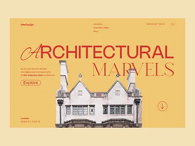 WonDesign animation architecture blue branding case study color design graphic design illustration logo motion graphics pink typography ui ux webdesign wes anderson yellow