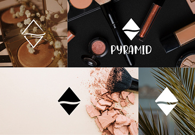 Pyramid, brand identity brand design brand identity branding cosmetics graphic design logo logo design