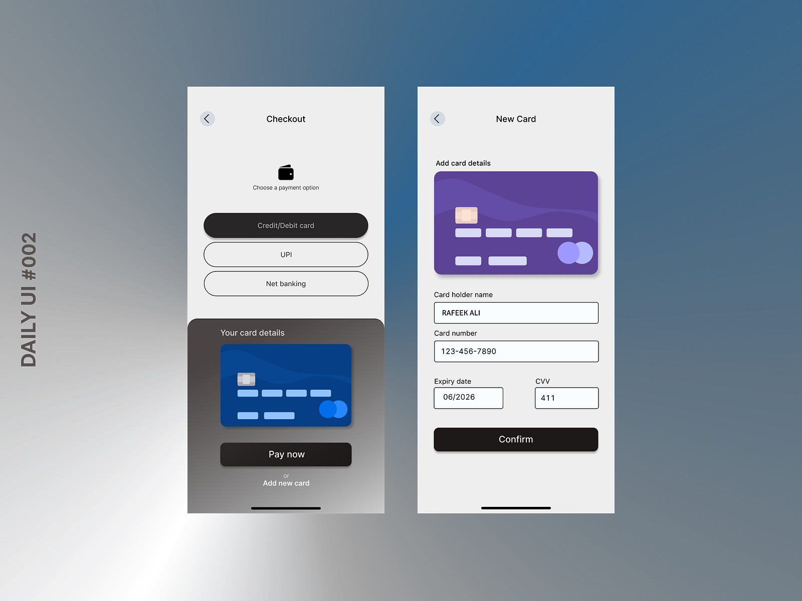 Daily UI 002 Credit Card Checkout By Sajir Abdul On Dribbble daily-ui-002-credit-card-checkout-by-sajir-abdul-on-dribbble