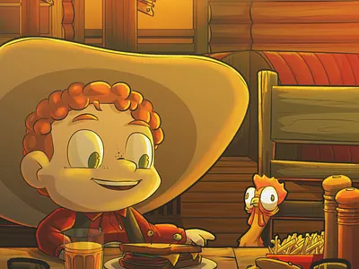 WW Meals&Dinner Kids Menu idea animal art cartoon character design design digital art digital illustration illustration