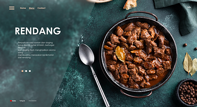 WebDesign for your Restaurant branding design landing page ui ux