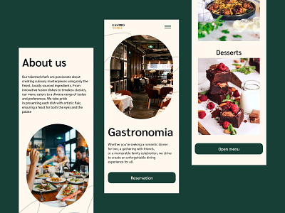 GastroNomia - Landing Page adaptive agency color concept design main page minimal mobile site trendly ui ui design ux web web site