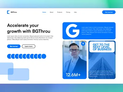 BGThrou website mockup branding design ui ui design uiux design ux design web design web inspiration website design
