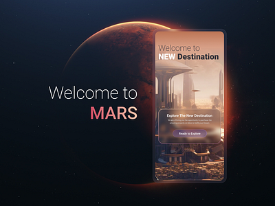 Towards MARS app design figma go mars mission mars uiux design