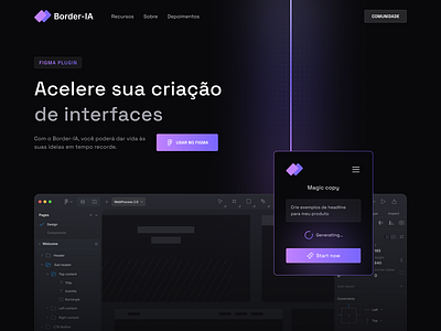 Border-IA figma graphic design interface ui ux web website