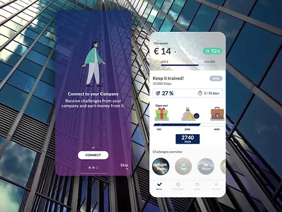 FITproof - Fitness app design employee employee experience ui design user experience ux