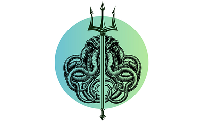 Trident Logo animation branding graphic design logo