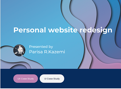 Personal Website Redesign redesign ui ux website