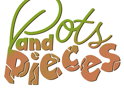 Pots and Pieces [Pottery Brand] branding design graphic design icon illustration logo typography