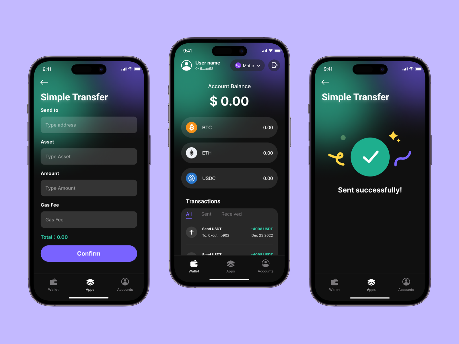 Blockchain/web3 Wallet Web Design by DAO UI Design Studio on Dribbble