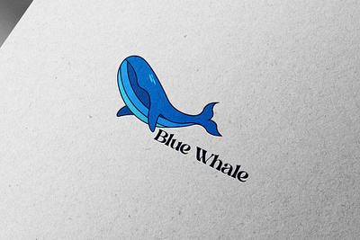 Blue Whale Logo(unused) animal logo best logo branding design graphic design illustration logo logo design logo for sale ui vector whale whale logo