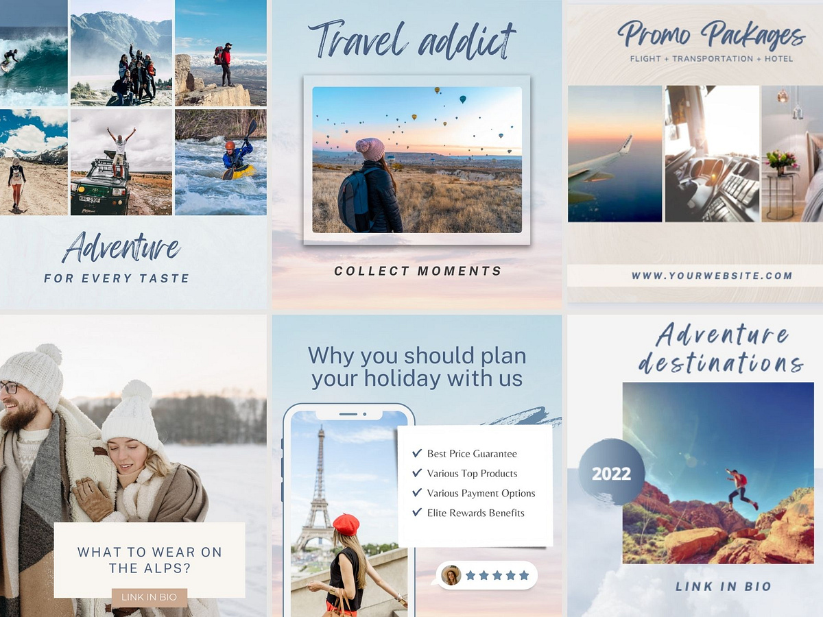 Travel Canva Template designs, themes, templates and downloadable ...