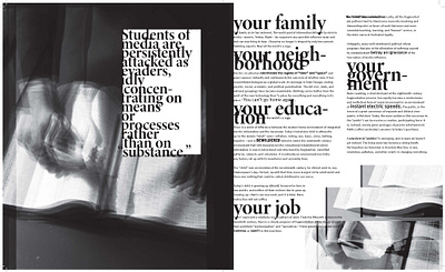 SPEAK Magazine Project // design fun grunge indesign photoshop publication speak magazine