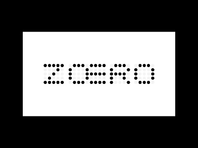 Zœro Brand Identity Design! background black brand brand design brand identity design branding design flat graphic design identity design illustration logo logo design minimal pixel retro typography white