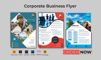 Corporate flyer business business flyer corporate corporate flyer design flyer flyer design real estate real estate flyer travel tour flyer