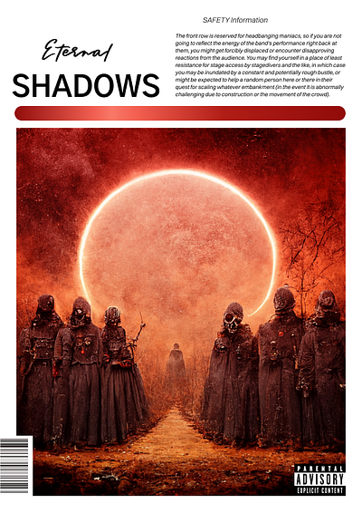 Eternal Shadows figma graphic design poster ui