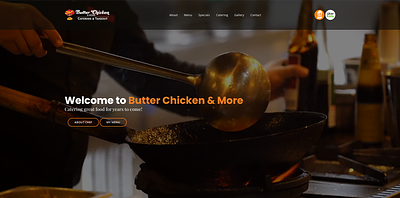 Butter Chicken & More branding design logo photoshop ux