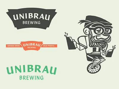 UniBrau Brewing beer beer design branding craft beer graphic design identity illustration logo logo design