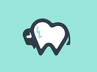 Mascot exploration buffalo dentist icon illustration logo mascot molar north dakota orthodontist symbol tooth