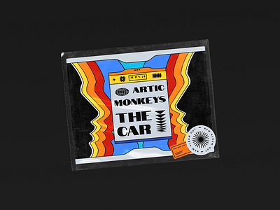 Artic Monkeys | The Car 3d animation branding design graphic design illustration logo typography ui vector