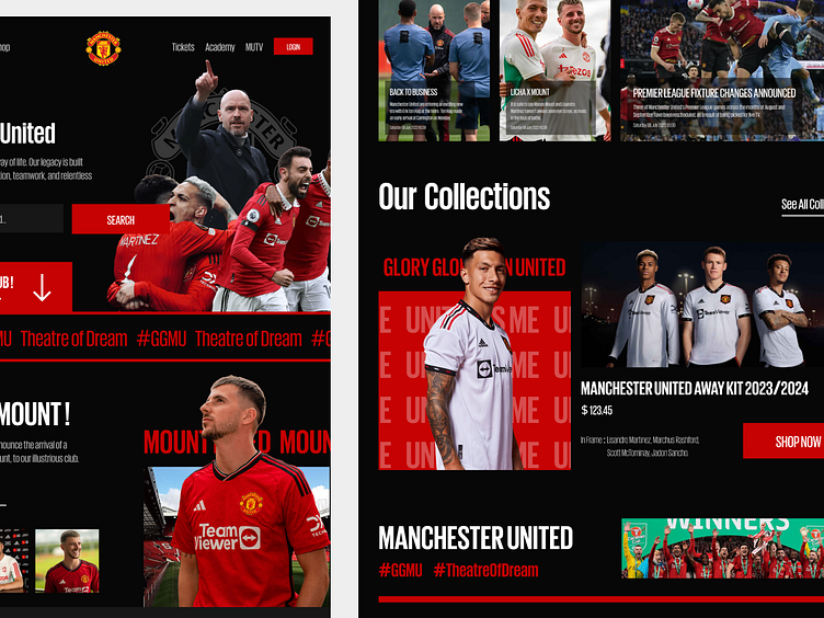 Official Manchester United Website