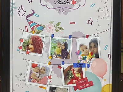 birthday poster design graphic design ill illustration