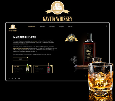 Gavita Whiskey app beka gavita branding design figma idea illustration inspiration logo market mockup photoshop shop ui ux webdesign website whiskey