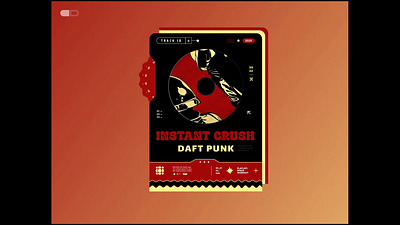 Daft Punk - Instant Crush Visualizer audio visualizer build build 2.0 daft punk design designdrug designinspiration inspiration product design ui ux watchmegrow