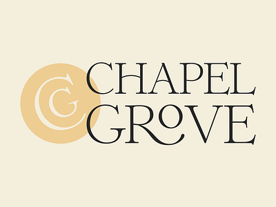 Chapel Grove - Wordmark branding chapel community design graphic design grove home builder illustration logo neighborhood vector wordmark
