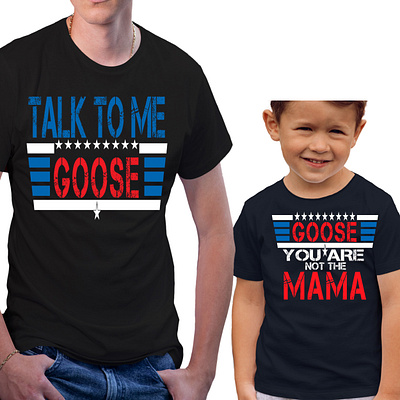 Dad & Son Funny T-Shirt Design graphic design illustration vector