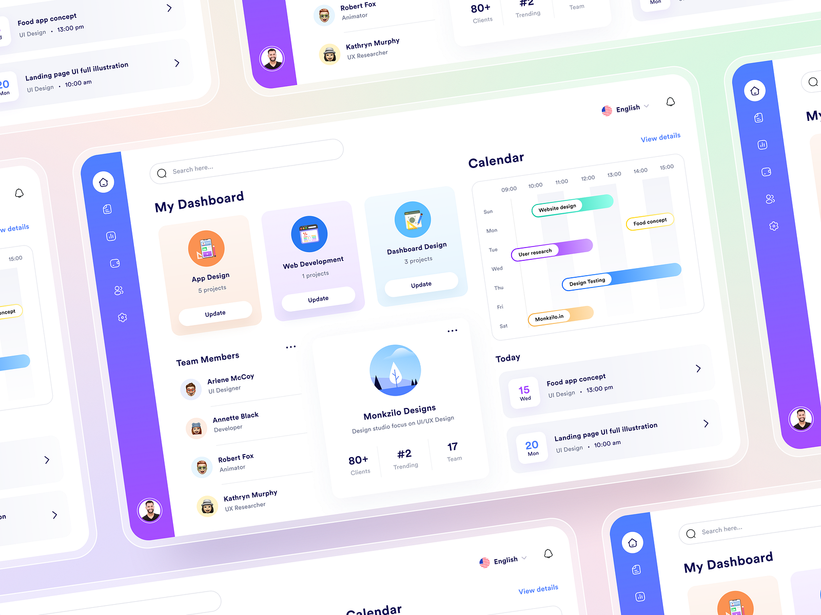 Project management - webapp by Harsh Changela on Dribbble