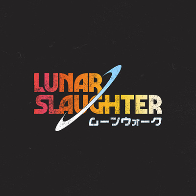 Lunar Slaughter artwork design lettering logotype typography